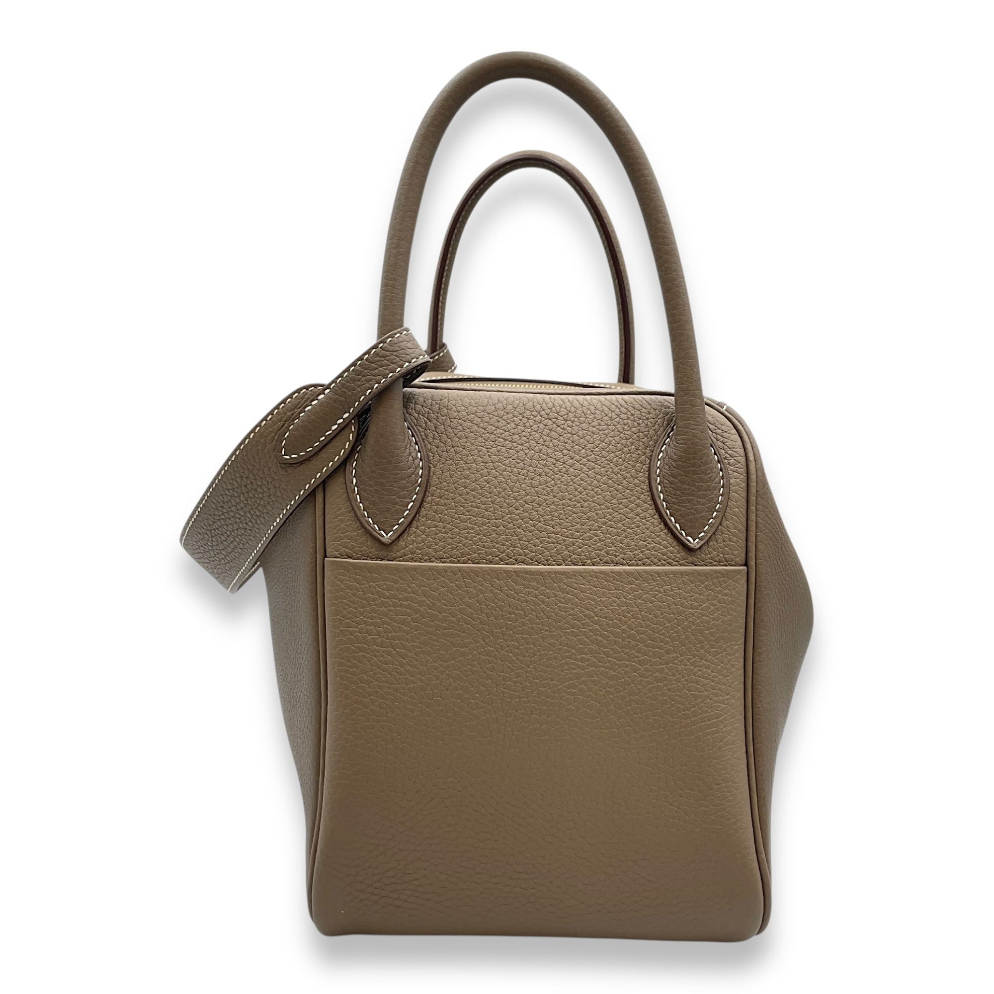 Lindy 30 Etoupe in Clemence, Gold hardware