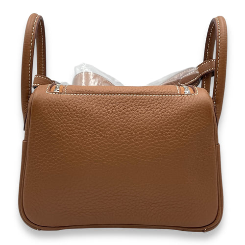 Lindy II Mini Gold in Clemence, Palladium hardware