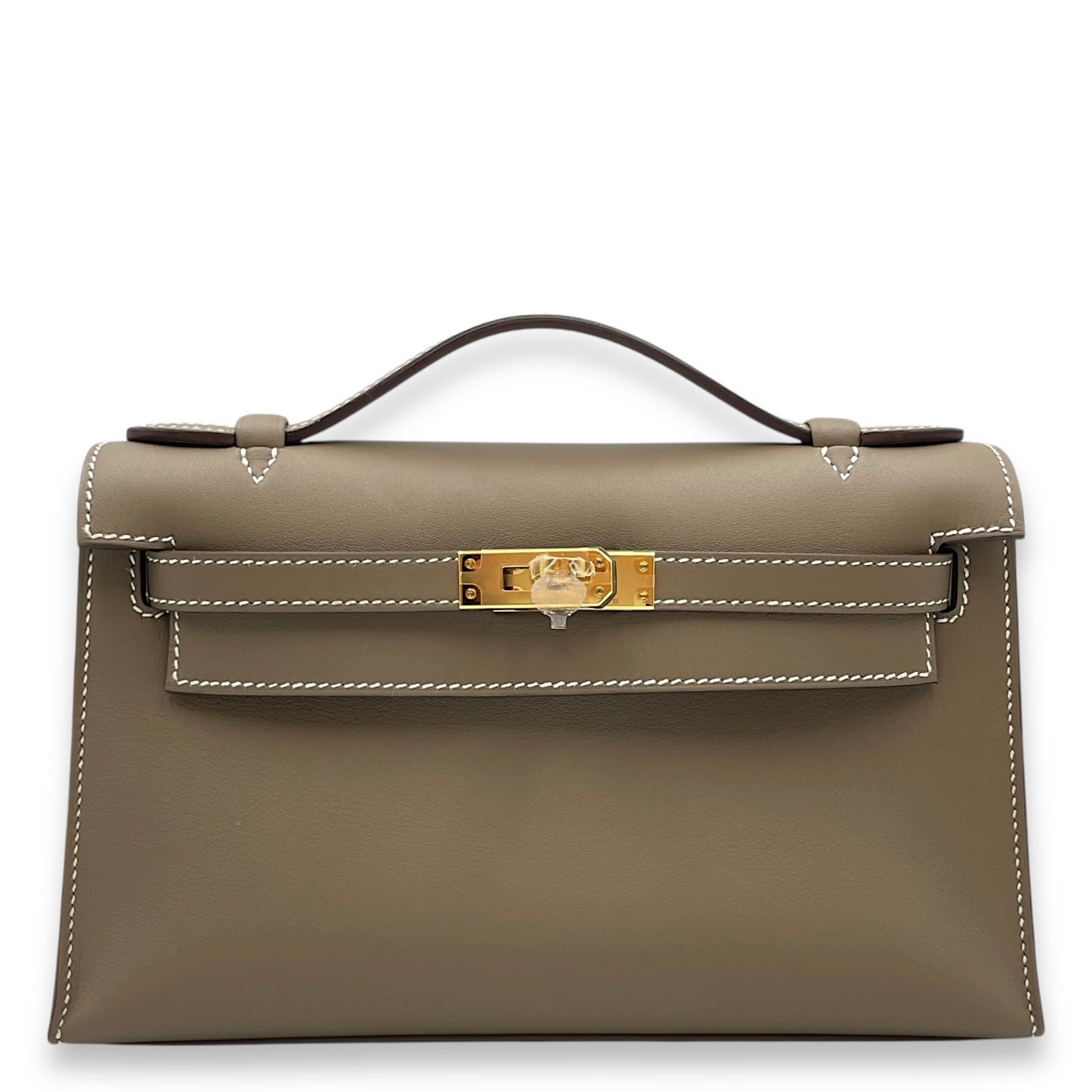 【HERMES】Hermes etoupe coin bag【新古品・新品未使用】 Hermès Etoupe Collection: Preloved Luxury Bags & Accessories