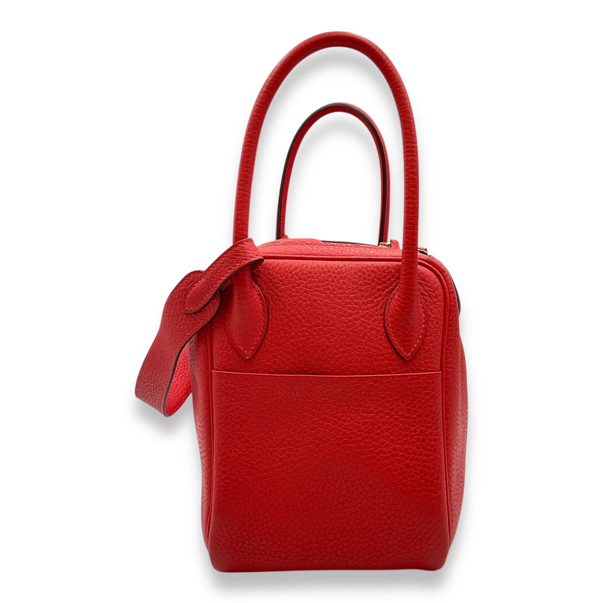 Lindy 26 Rouge Tomate in Clemence, Palladium hardware
