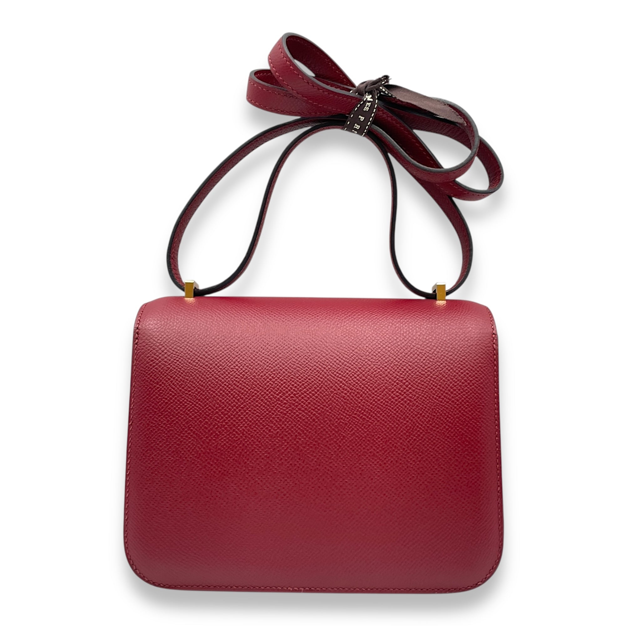 Constance 18 Rouge Grenat in Epsom, Permabrass hardware