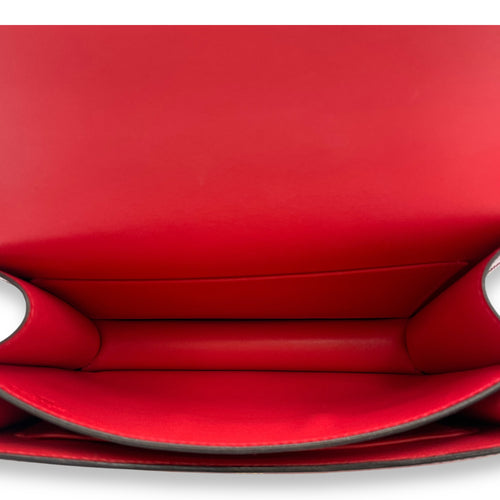 Constance 18 Rouge Grenat in Epsom, Permabrass hardware