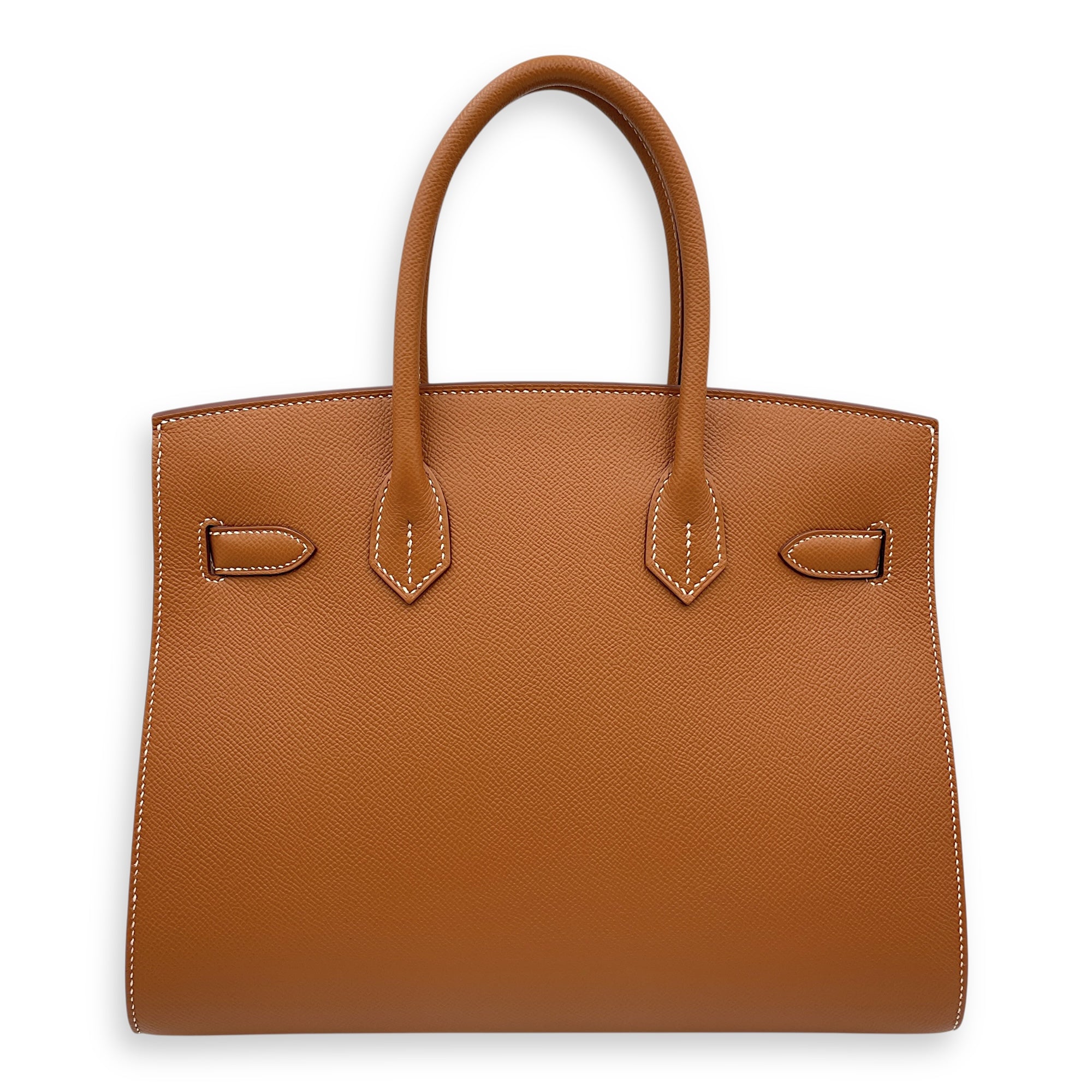Sellier Birkin 30 Gold in Epsom, Gold hardware