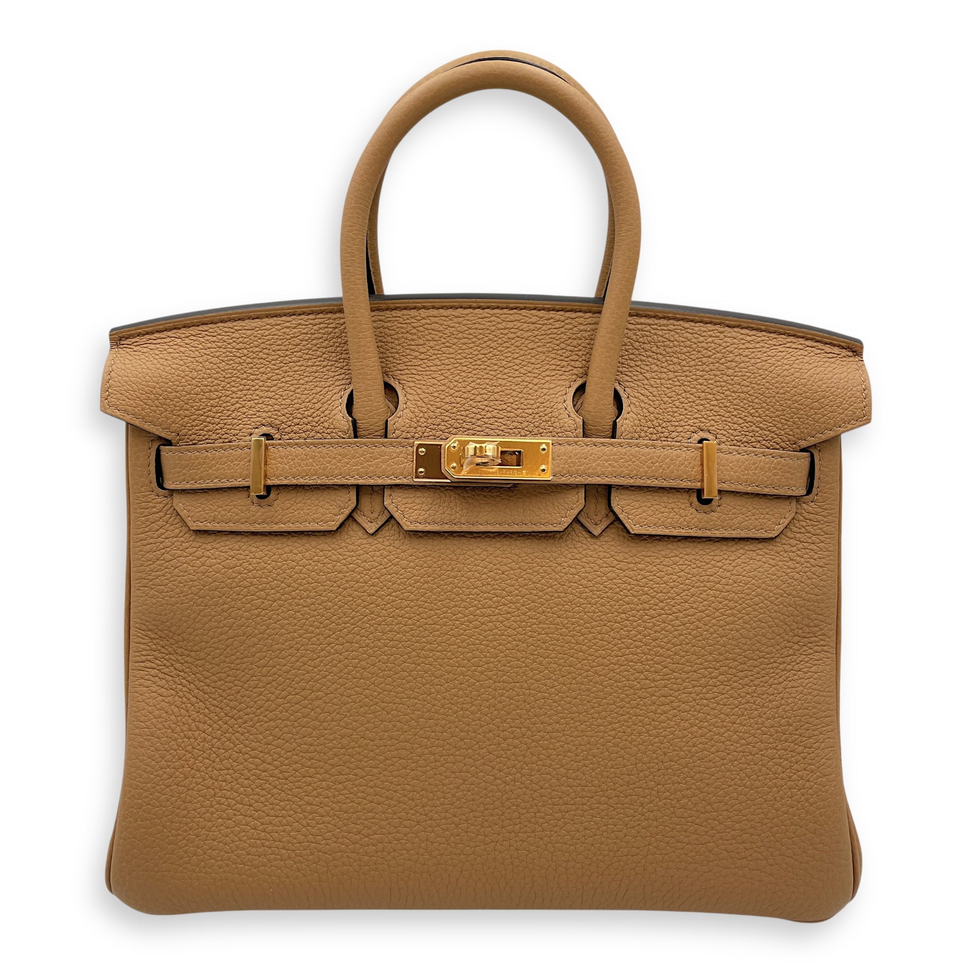 Birkin 25 Biscuit in Togo, Gold hardware