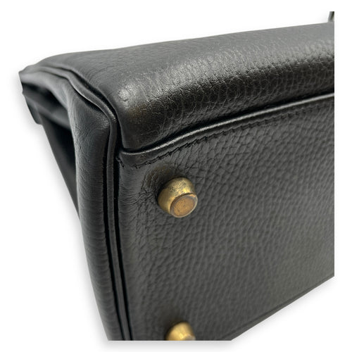 Kelly 32 Black in Ardennes, Gold hardware