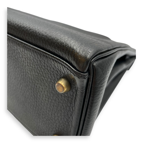 Kelly 32 Black in Ardennes, Gold hardware