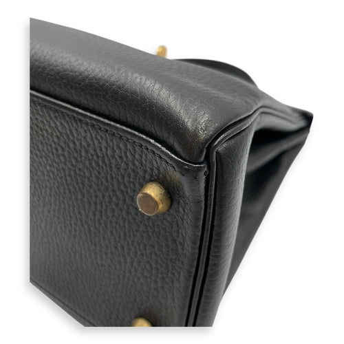 Kelly 32 Black in Ardennes, Gold hardware
