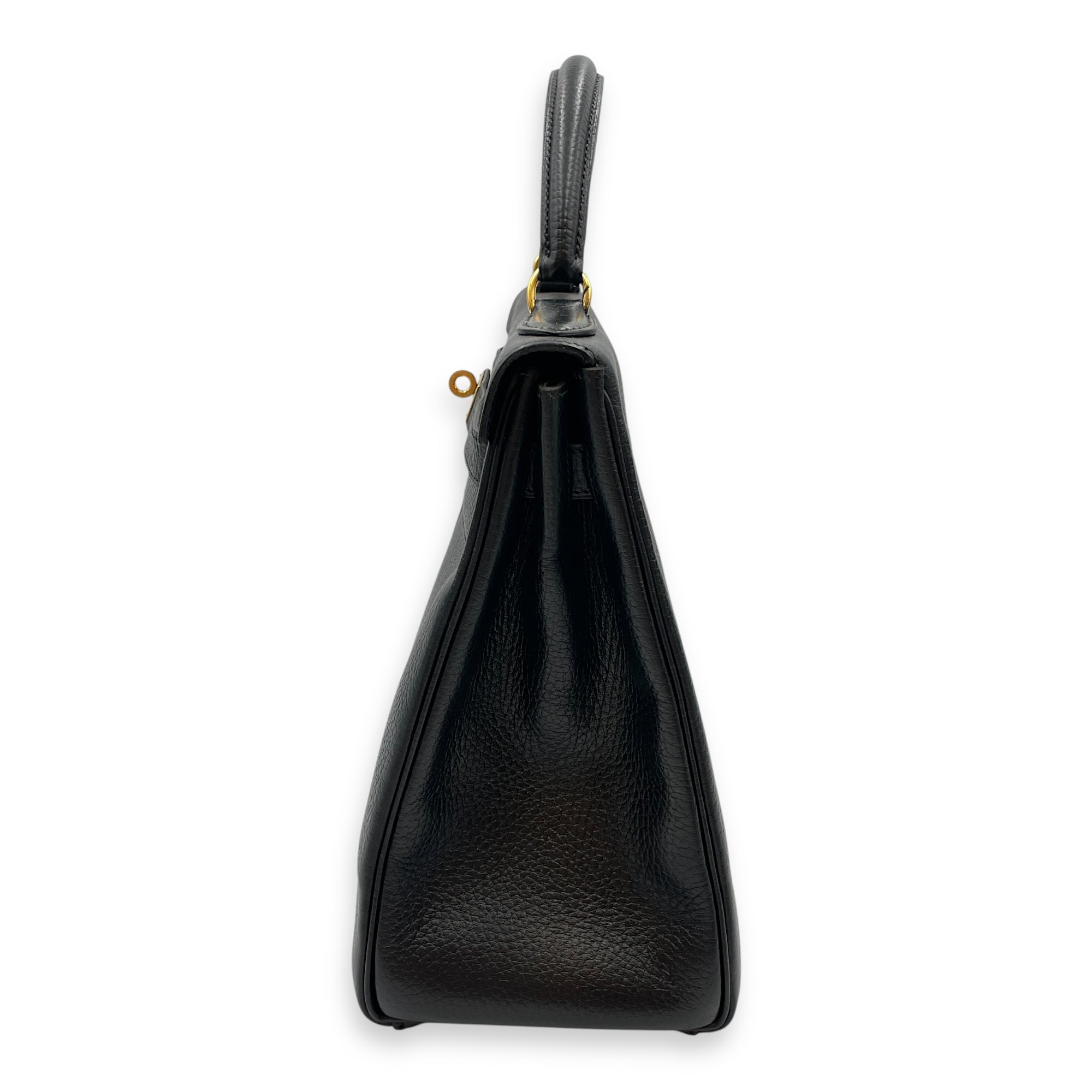 Kelly 32 Black in Ardennes, Gold hardware