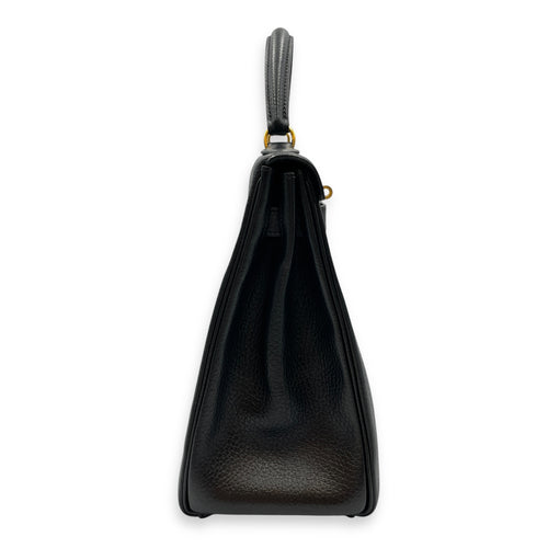 Kelly 32 Black in Ardennes, Gold hardware