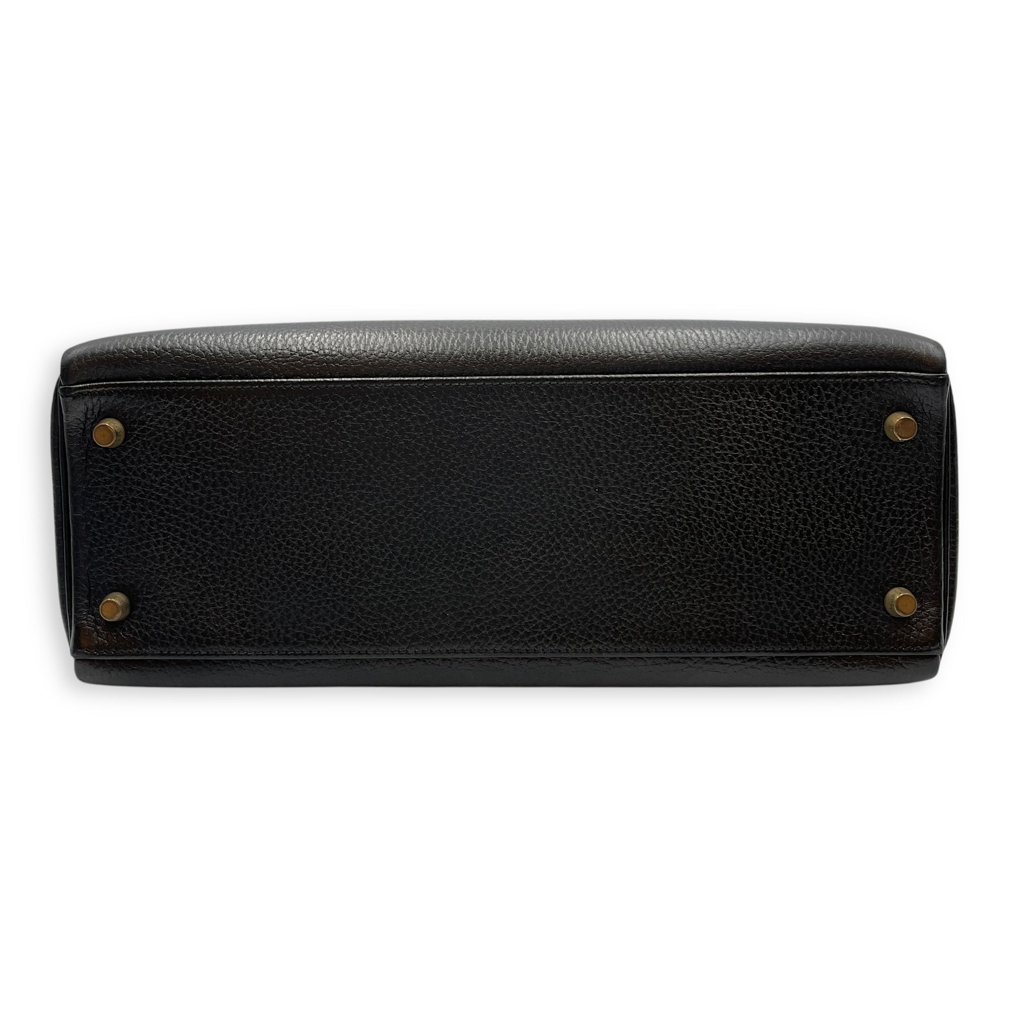 Kelly 32 Black in Ardennes, Gold hardware