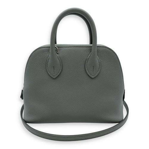Bolide 1923 Mini Vert Amande  in Evercolor Palladium hardware CL2507-14004 3