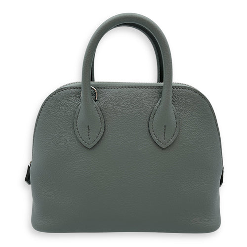 Bolide 1923 Mini Vert Amande  in Evercolor Palladium hardware CL2507-14004 1