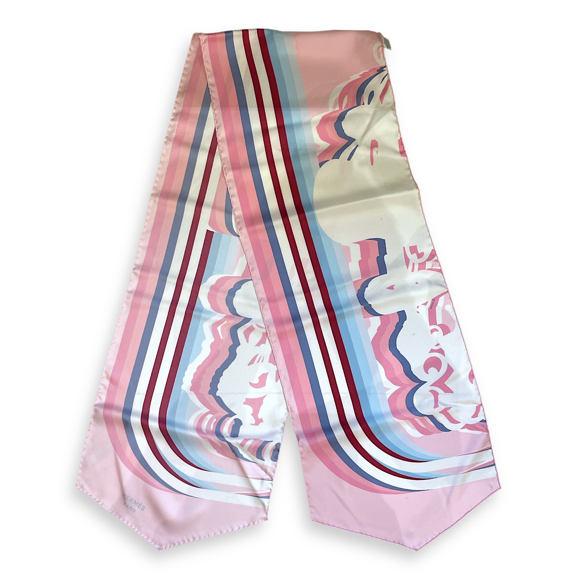 Brides De Gala Rose/Blanc Muffler