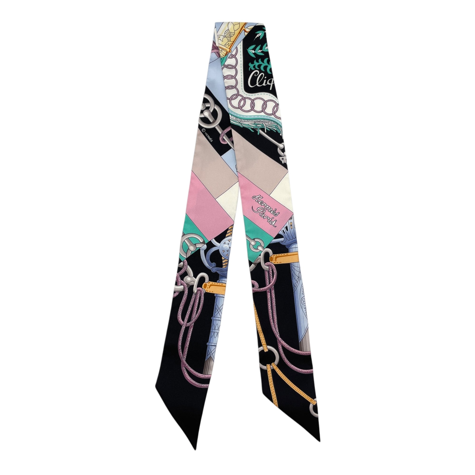 Cliquetis (Pair) Noir/Rose/Menthol Twilly