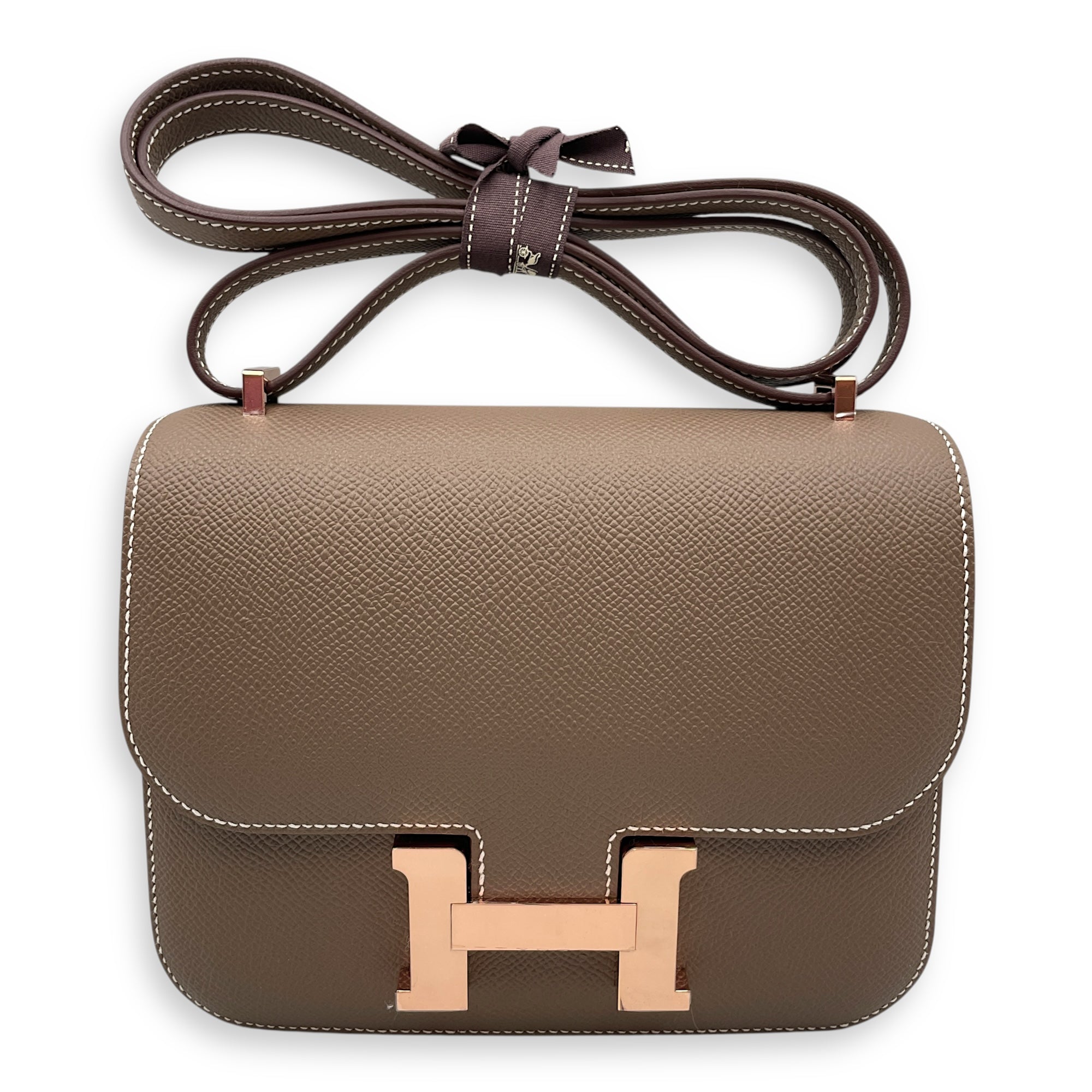 【HERMES】Hermes etoupe coin bag【新古品・新品未使用】 Hermès Etoupe Collection: Preloved Luxury Bags & Accessories