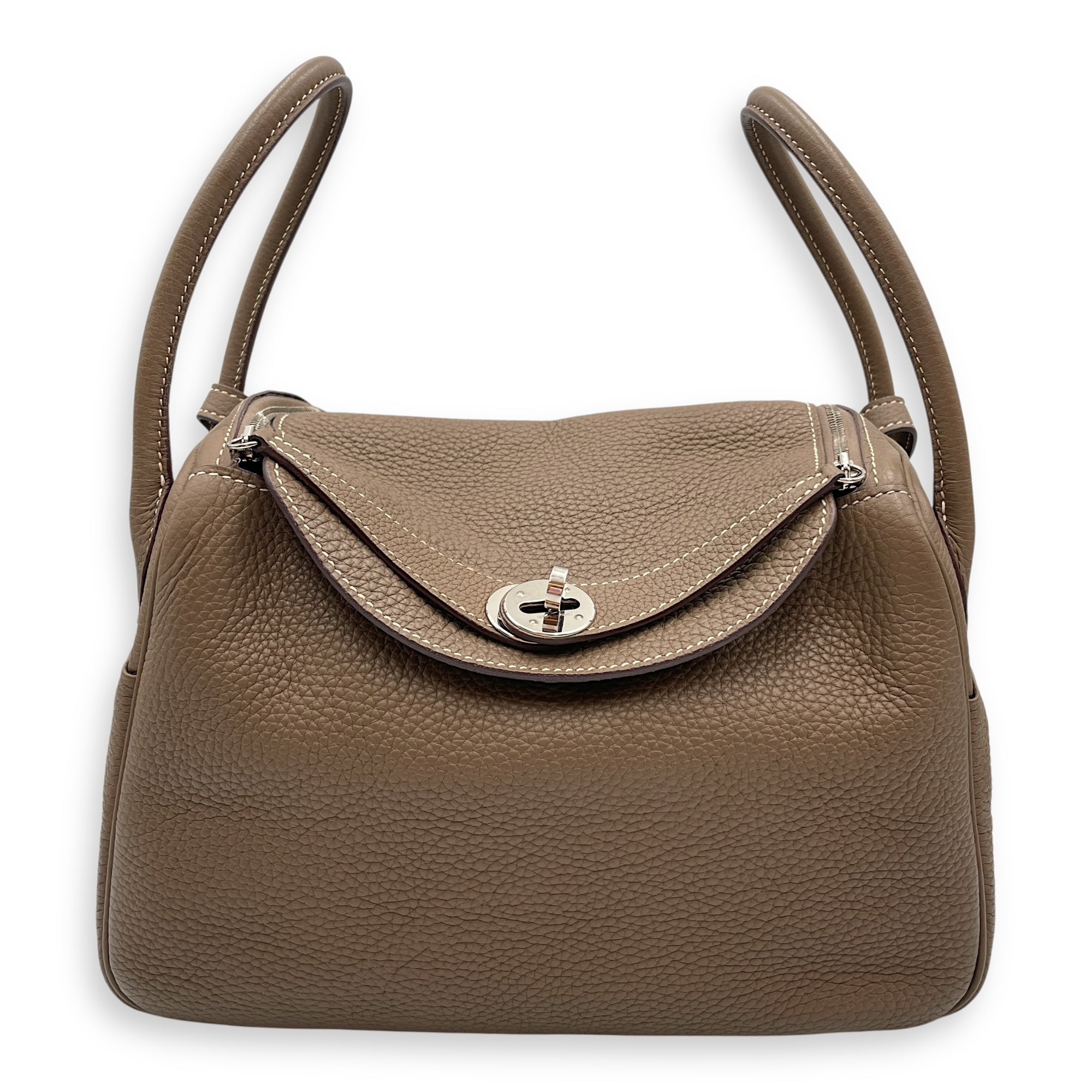 Lindy 26 Etoupe in Clemence, Palladium hardware