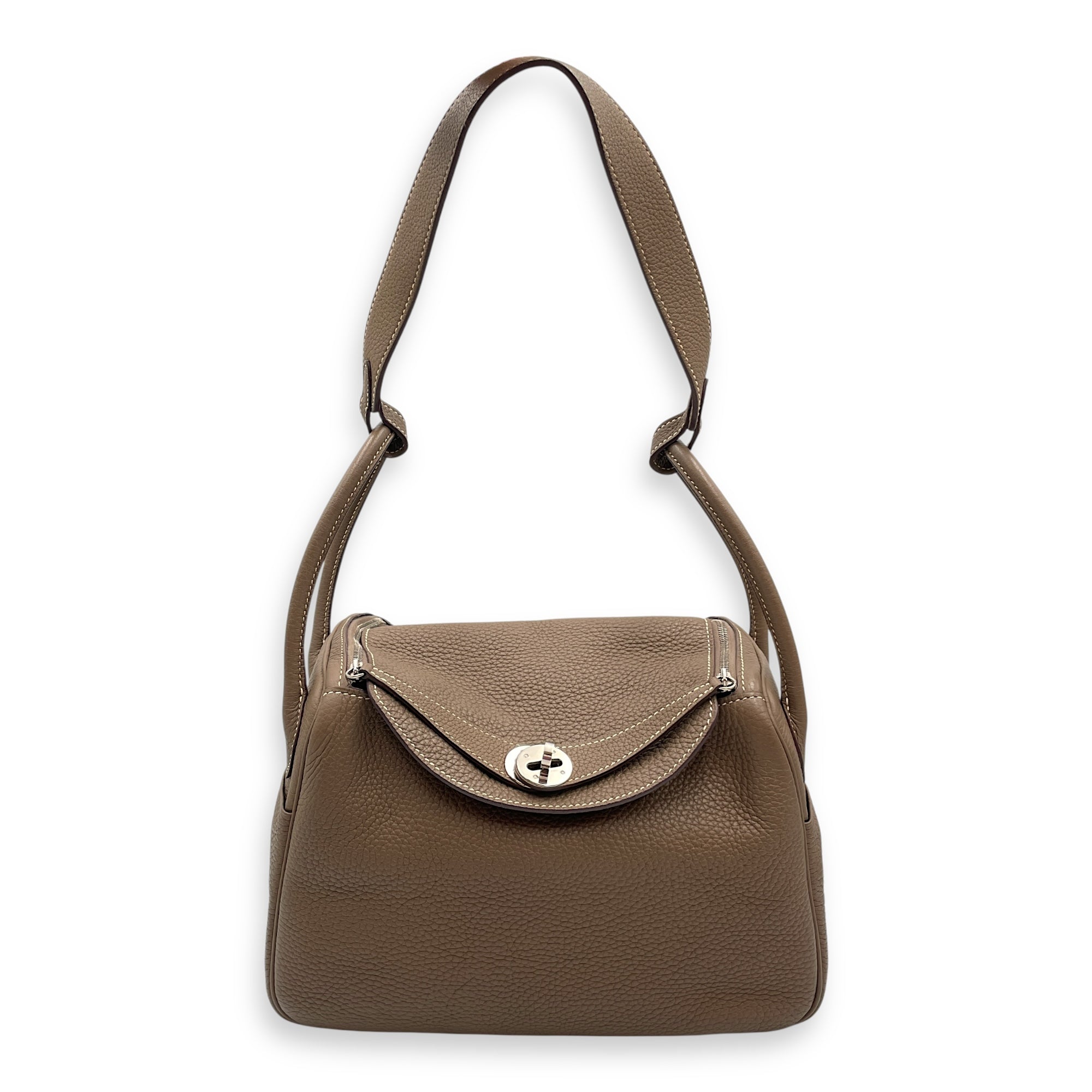 Lindy 26 Etoupe in Clemence, Palladium hardware