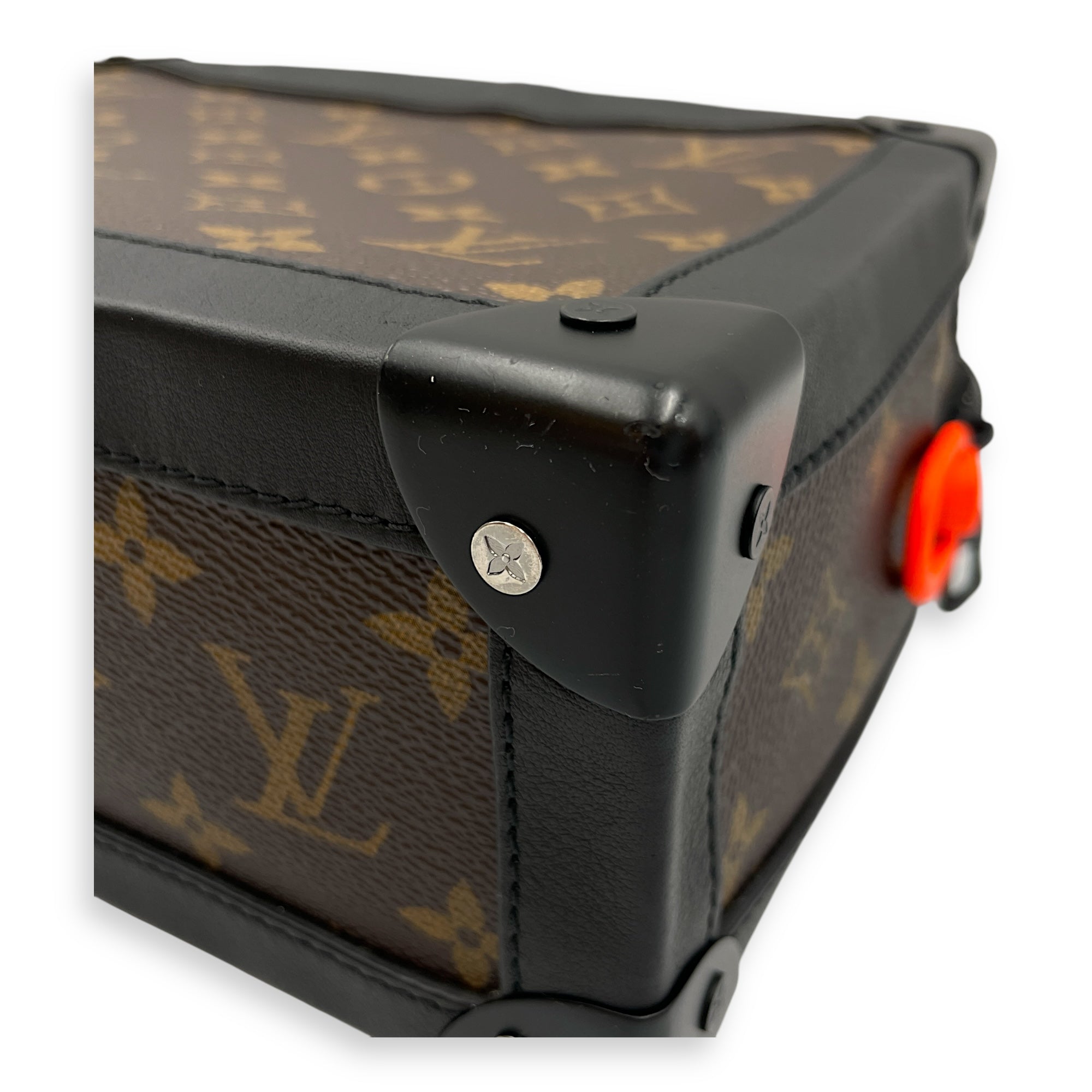 Monogram Solar Soft Trunk Brown Monogram Crossbody Bag in Canvas, Black Powder Coated hardware