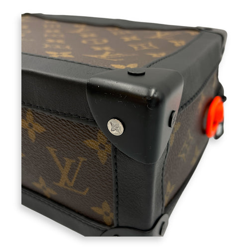 Monogram Solar Soft Trunk Brown Monogram Crossbody Bag in Canvas, Black Powder Coated hardware
