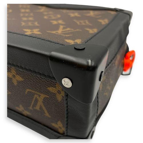 Monogram Solar Soft Trunk Brown Monogram Crossbody Bag in Canvas, Black Powder Coated hardware