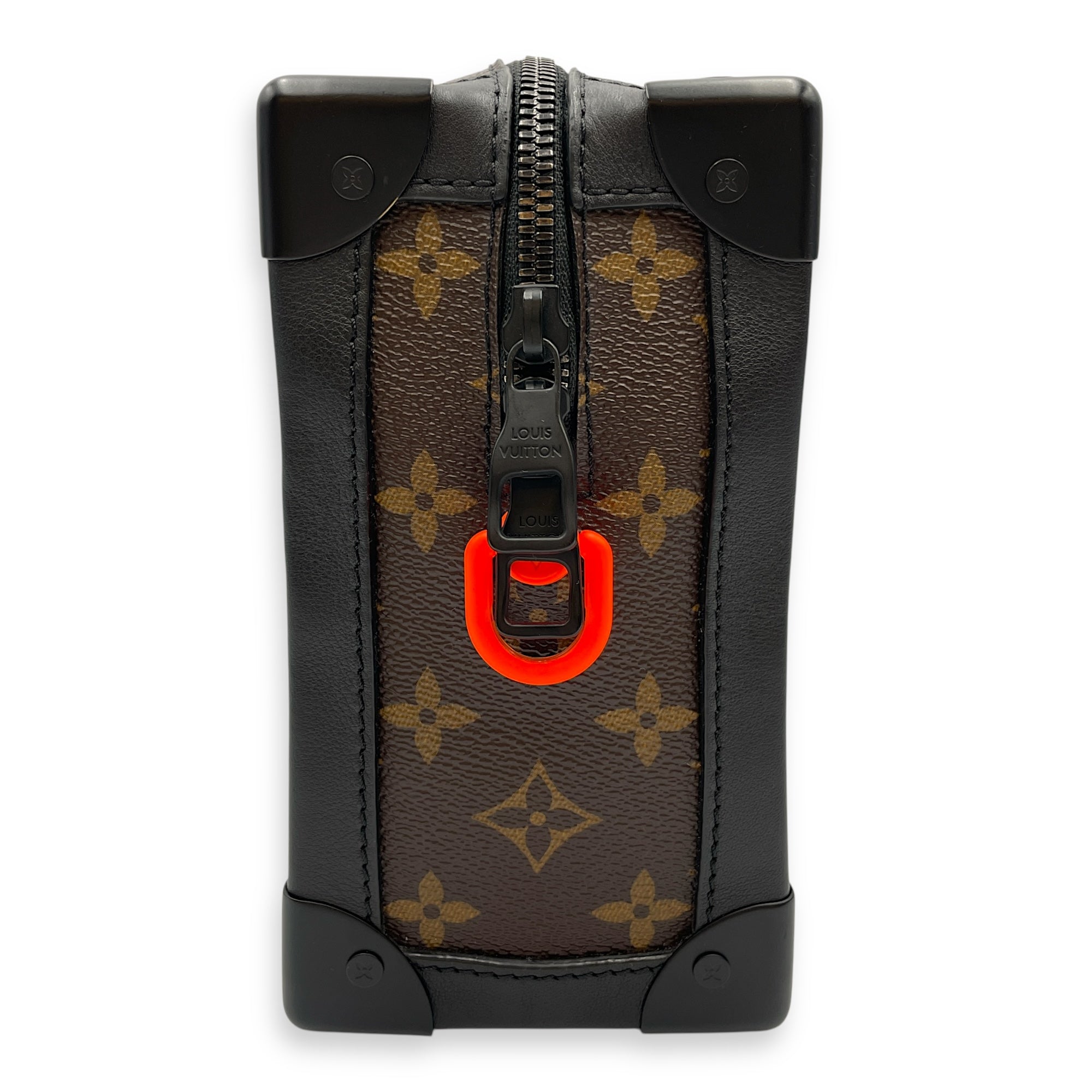 Monogram Solar Soft Trunk Brown Monogram Crossbody Bag in Canvas, Black Powder Coated hardware