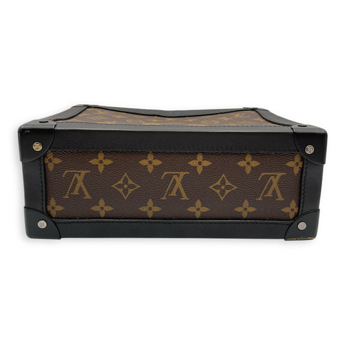 Monogram Solar Soft Trunk Brown Monogram Crossbody Bag in Canvas, Black Powder Coated hardware