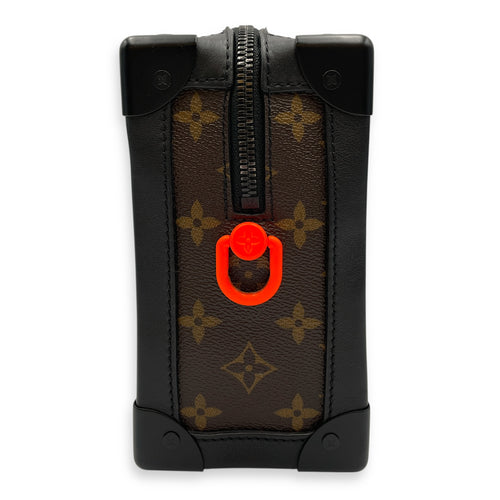 Monogram Solar Soft Trunk Brown Monogram Crossbody Bag in Canvas, Black Powder Coated hardware