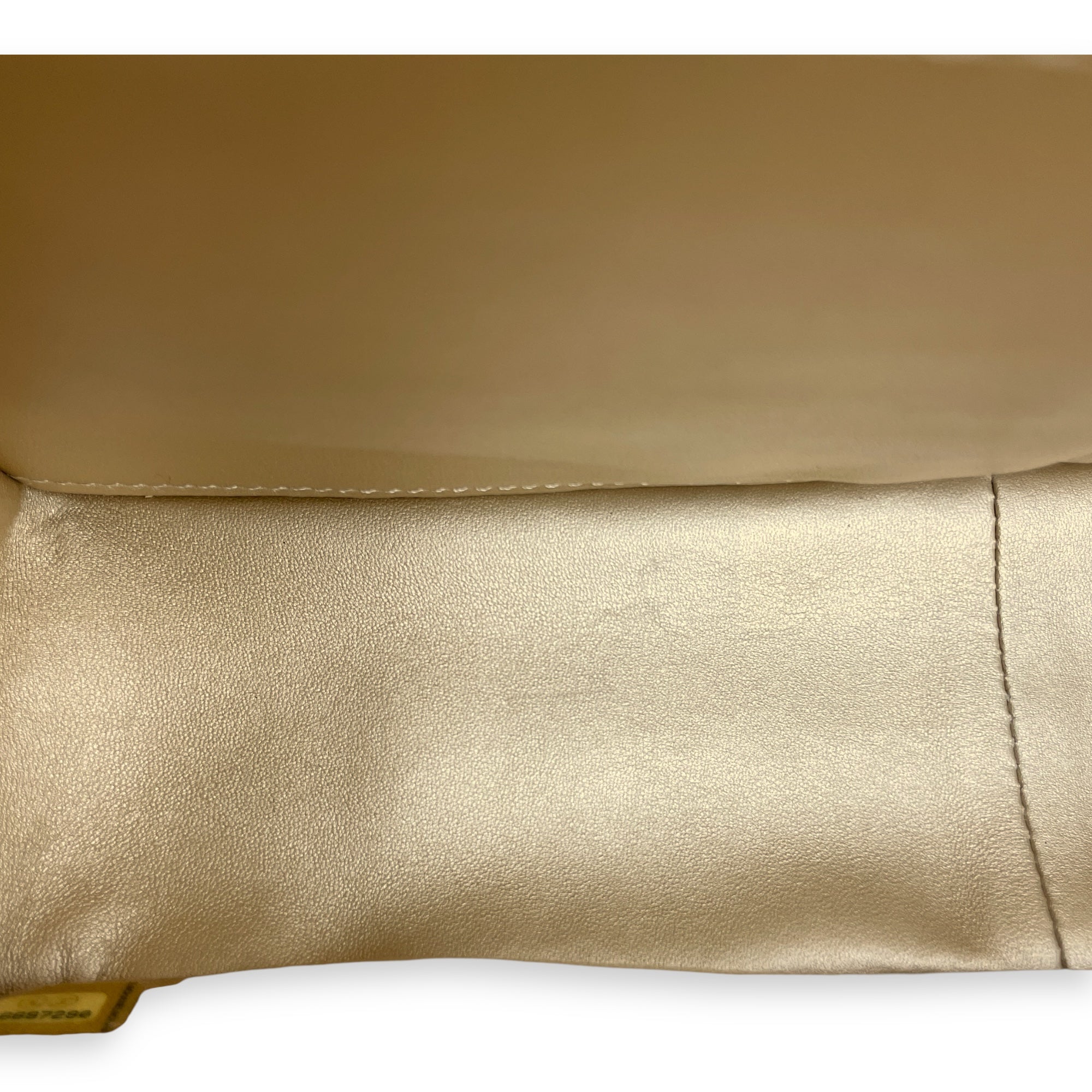 Python Double Flap Jumbo Gold Shoulder Bag in Python Leather, Gold hardware