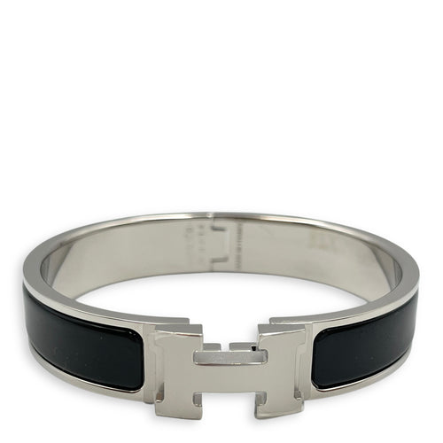 Clic H PM Black Bracelet, Palladium hardware