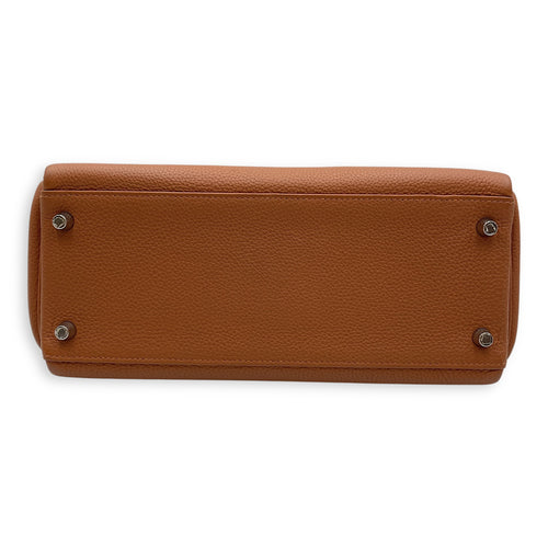 Kelly Touch 28 Gold in Togo/Matte Alligator, Palladium hardware