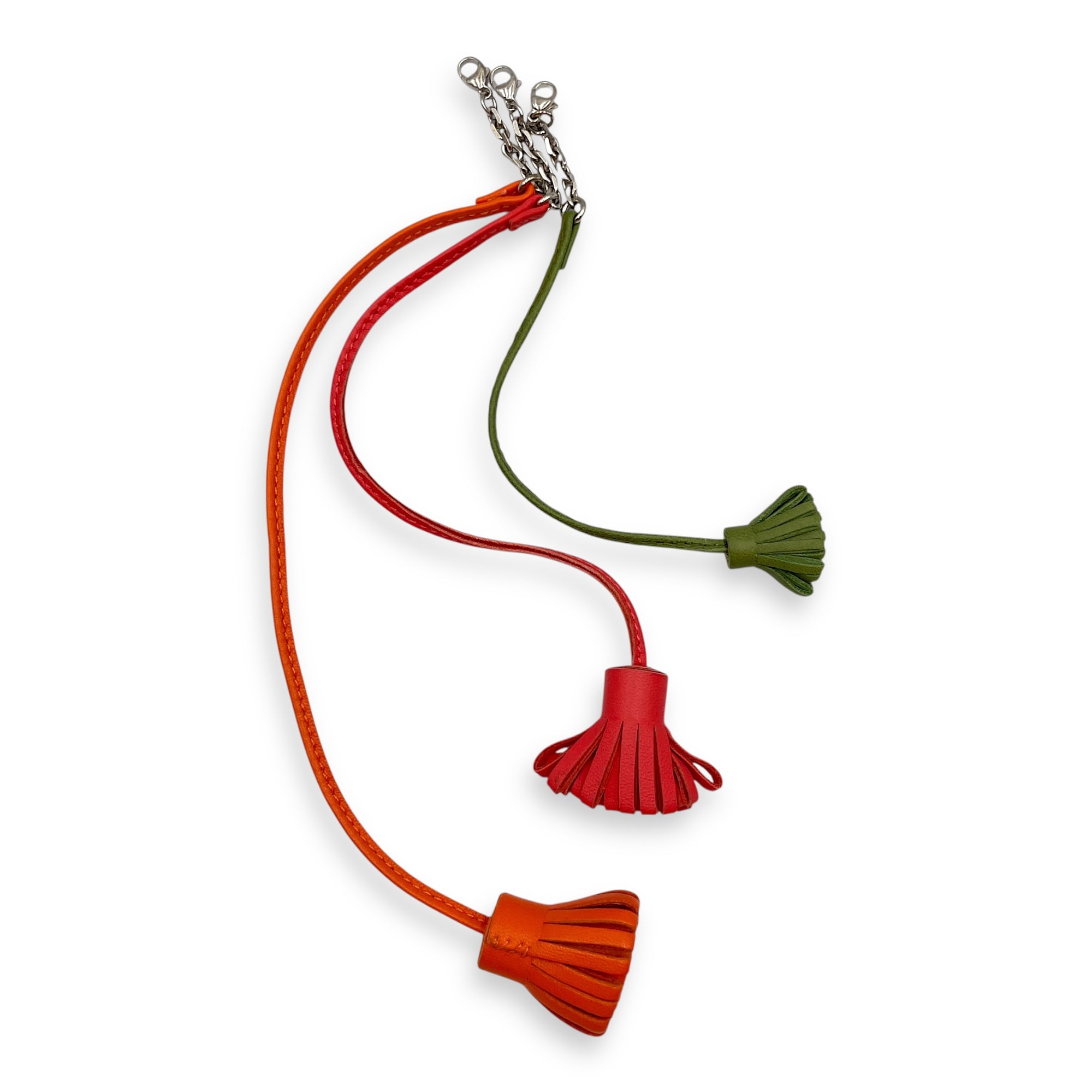 Carmencita Orange/Jaipur/Vert Anis Charm, Palladium hardware