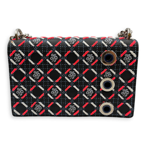 Diorama Multi-Color Shoulder Bag in Calfskin, Silver hardware