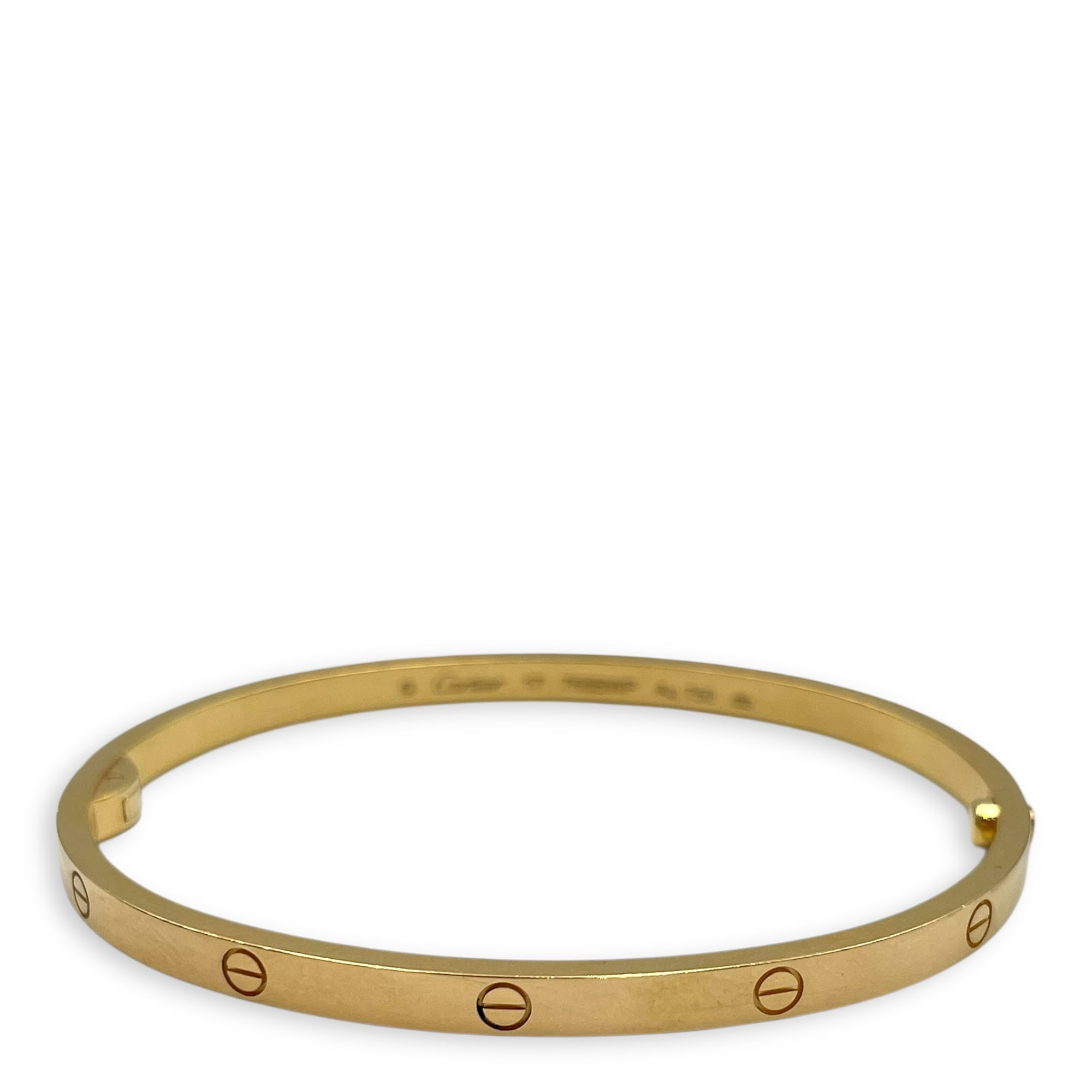 Love Small Model.17 Bracelet in Gold Hardware