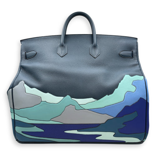 HAC Endless Road Blue De Prusse in Togo/Swift, Palladium hardware