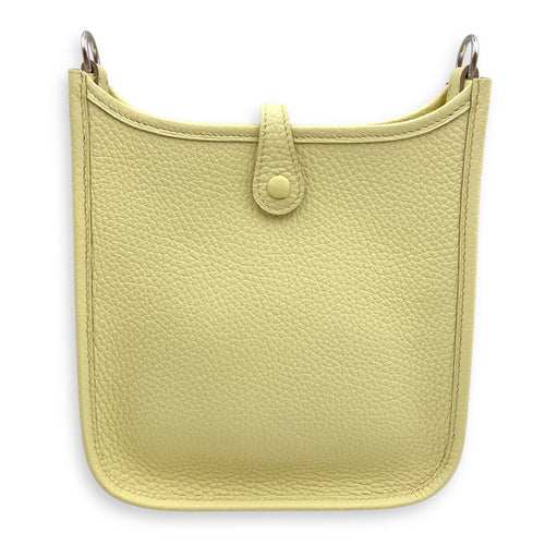 Evelyne Mini Jaune Milton in Clemence, Palladium hardware