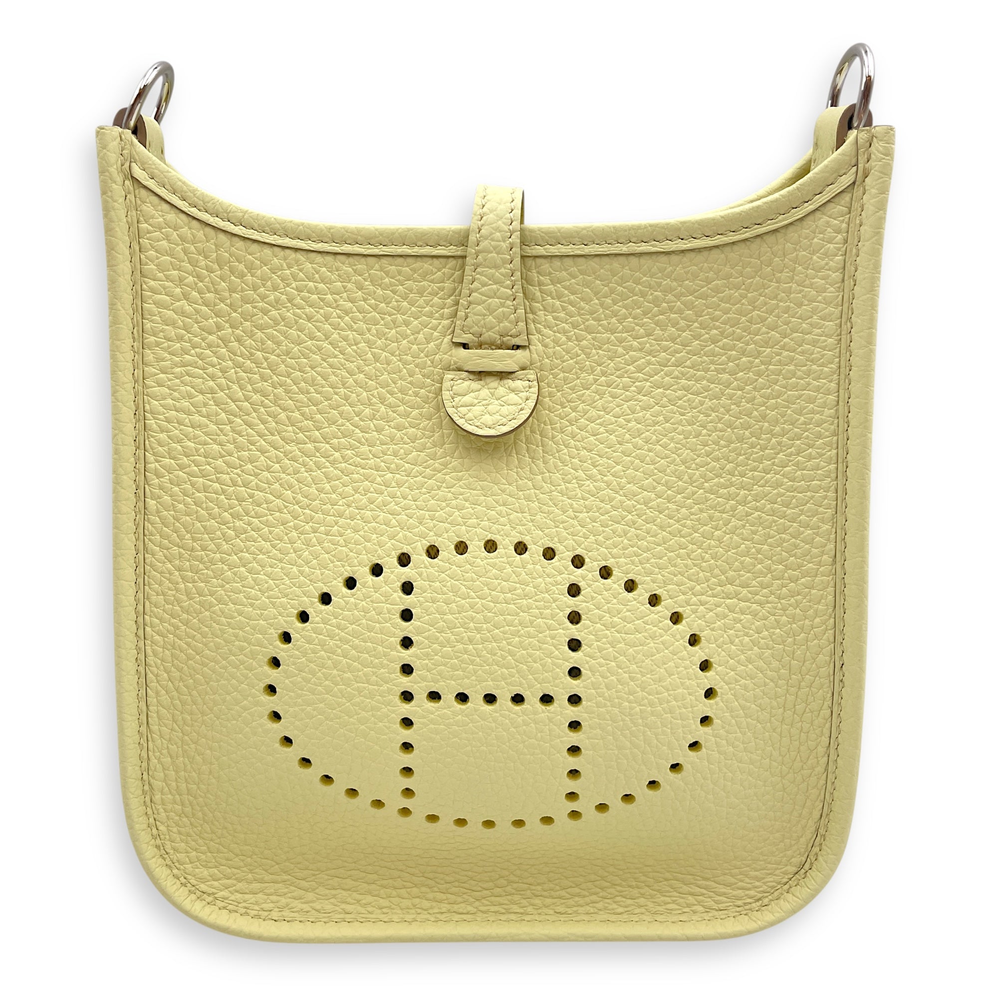 Evelyne Mini Jaune Milton in Clemence, Palladium hardware