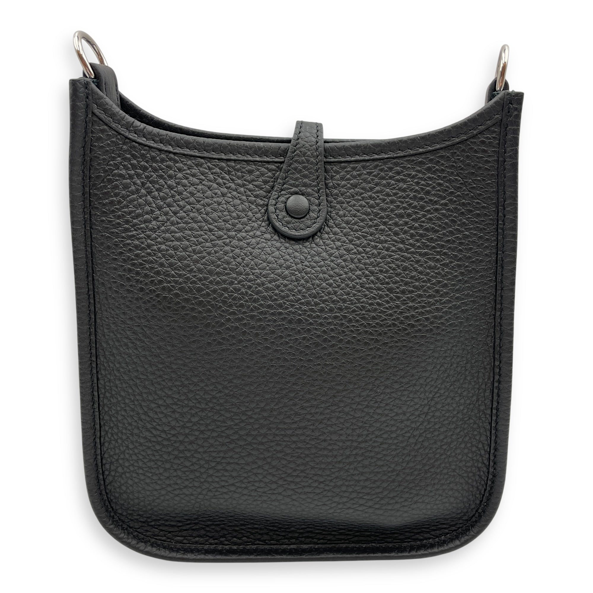 Evelyne Mini Black in Clemence, Palladium hardware