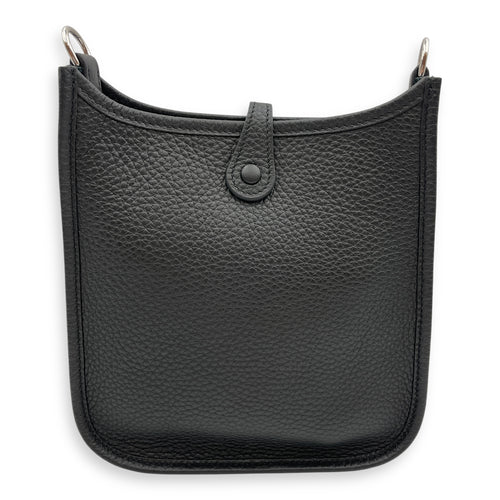 Evelyne Mini Black in Clemence, Palladium hardware
