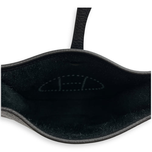 Evelyne Mini Black in Clemence, Palladium hardware