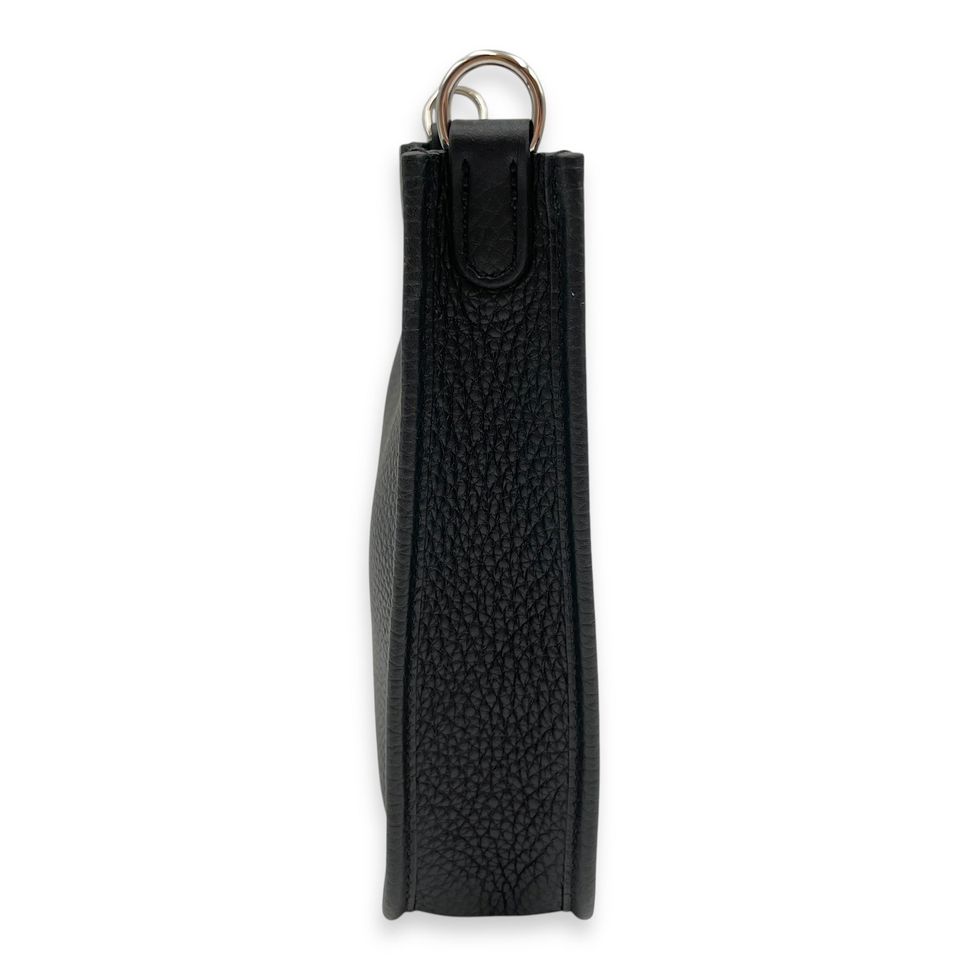 Evelyne Mini Black in Clemence, Palladium hardware