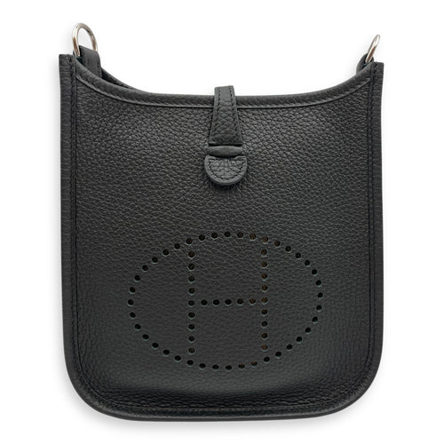 Evelyne Mini Black in Clemence, Palladium hardware