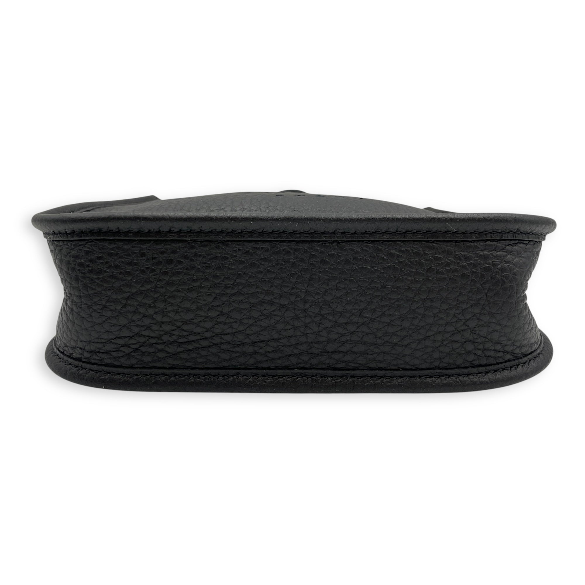 Evelyne Mini Black in Clemence, Palladium hardware