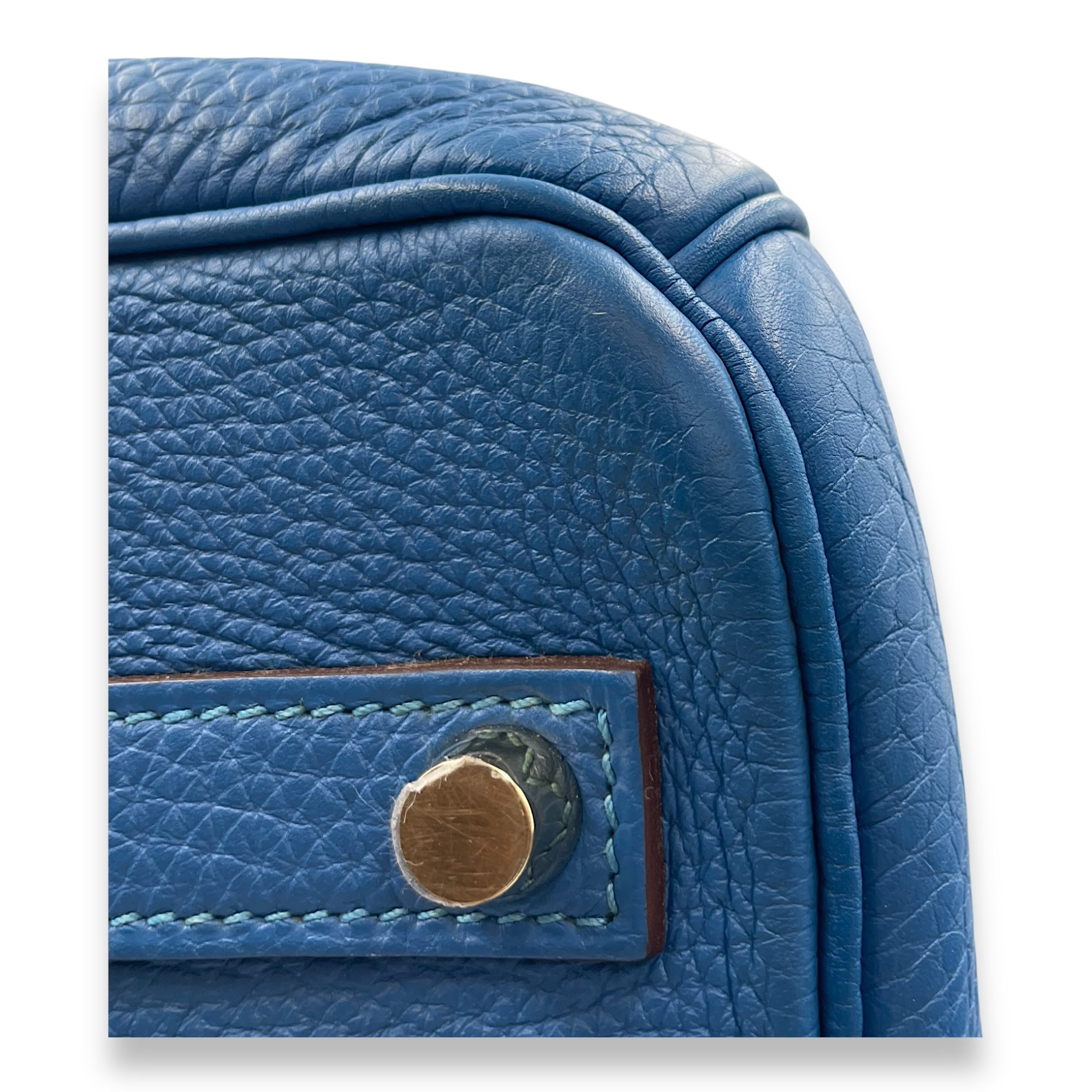 Birkin 35 Mykonos in Togo, Gold hardware