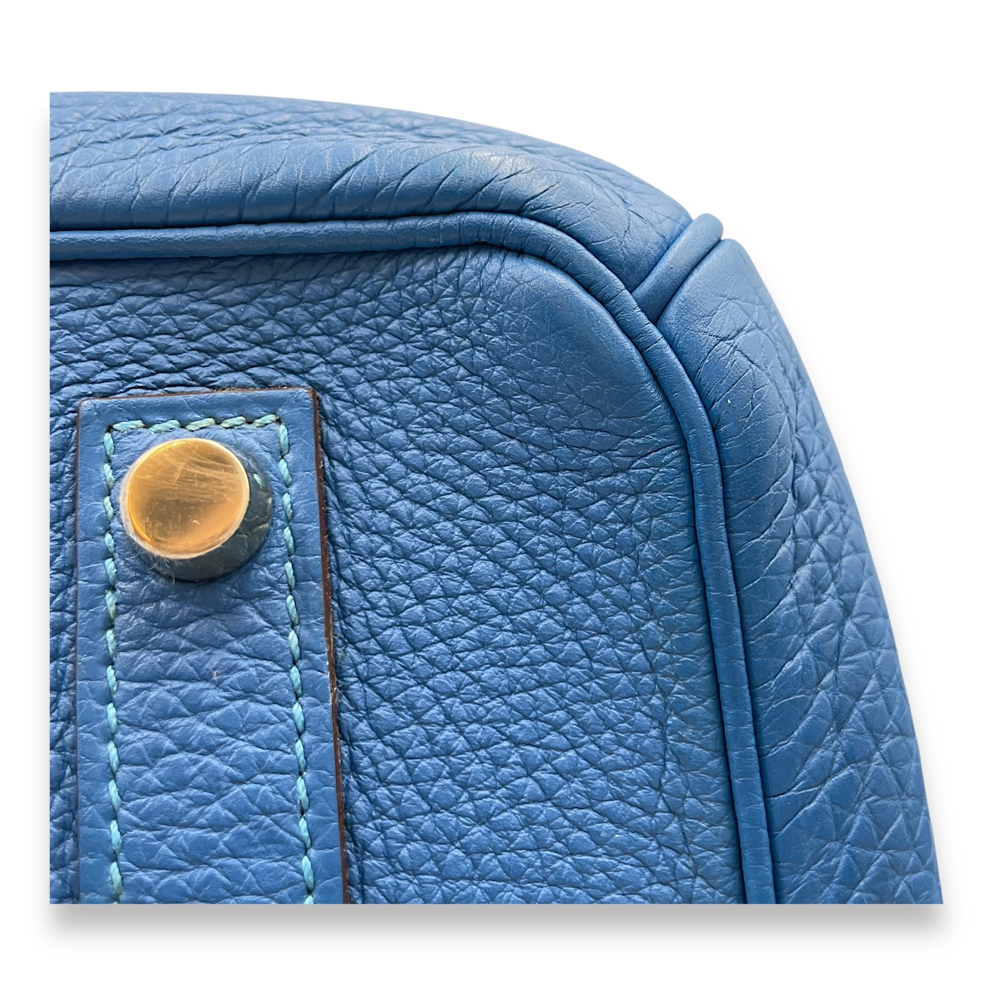 Birkin 35 Mykonos in Togo, Gold hardware
