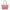 Cannage Panarea Pink Shopping Tote in Calfskin, Silver hardware
