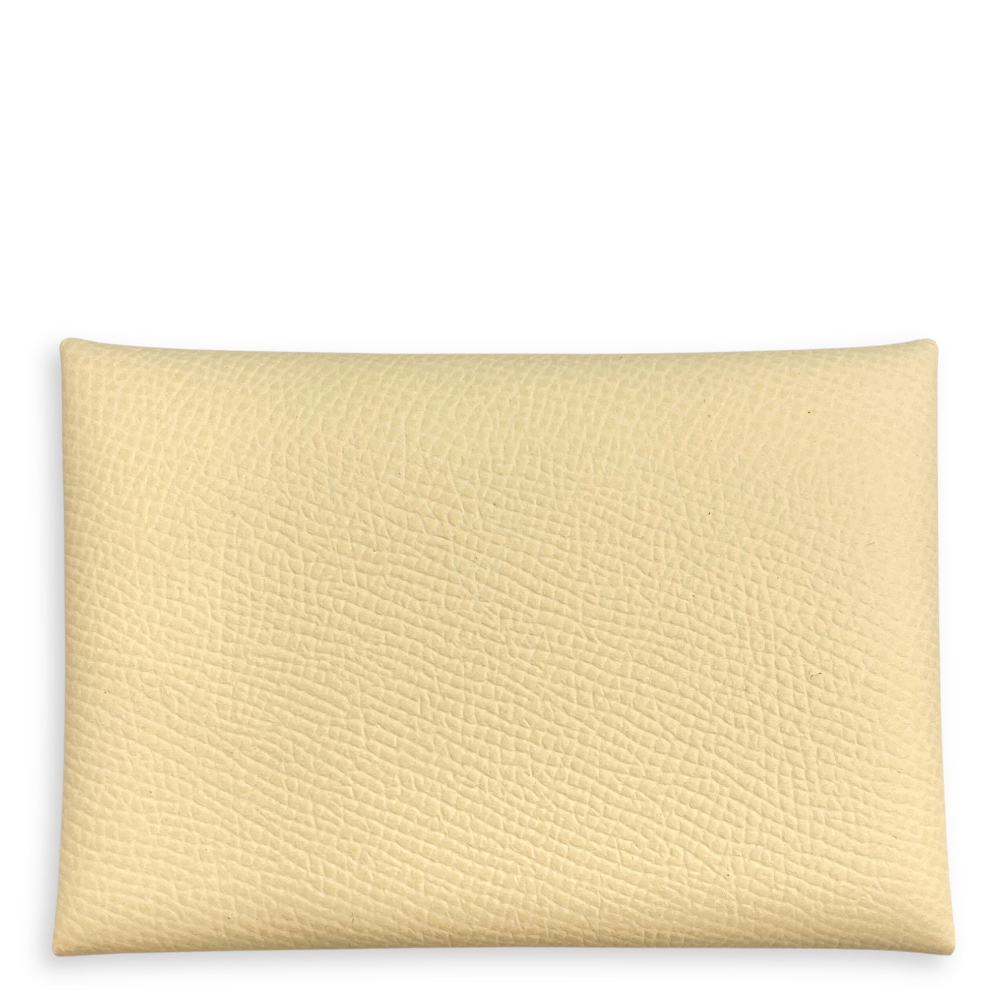 Calvi Duo Verso Nata/Jaune Poussin Card Holder in Epsom
