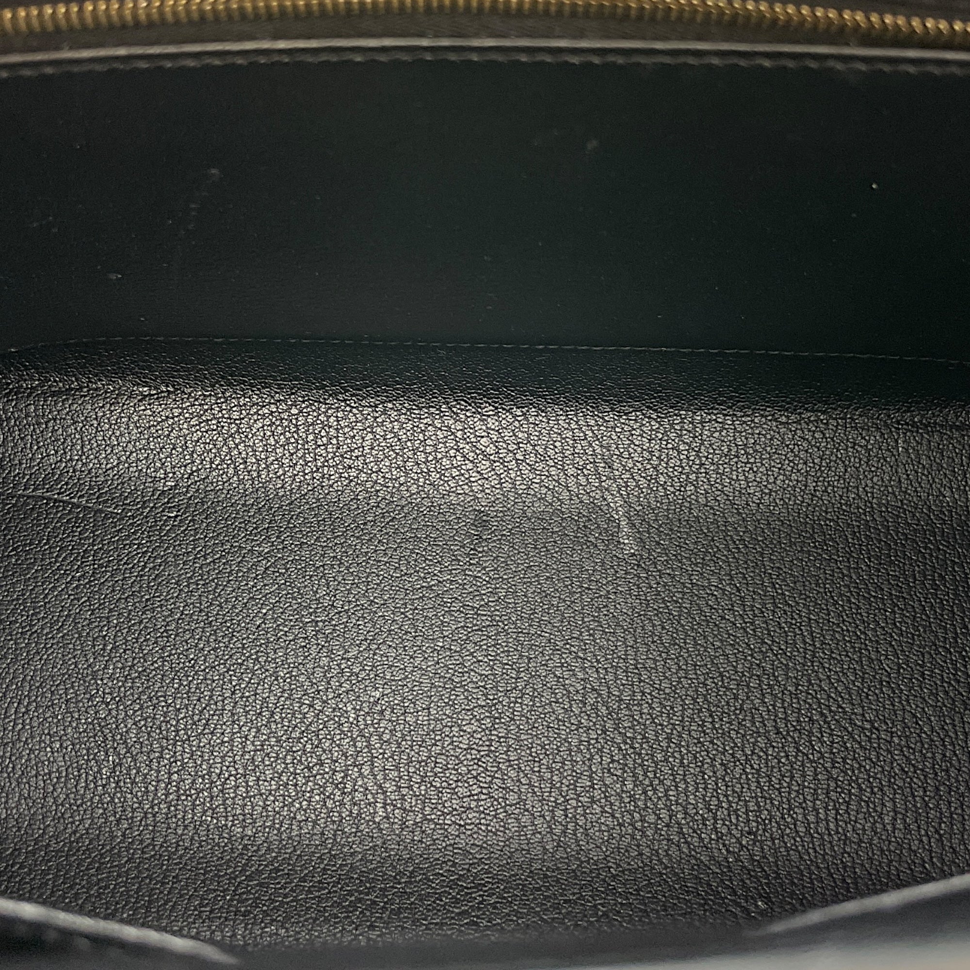 Sellier Kelly 28 Black in Box, Gold hardware