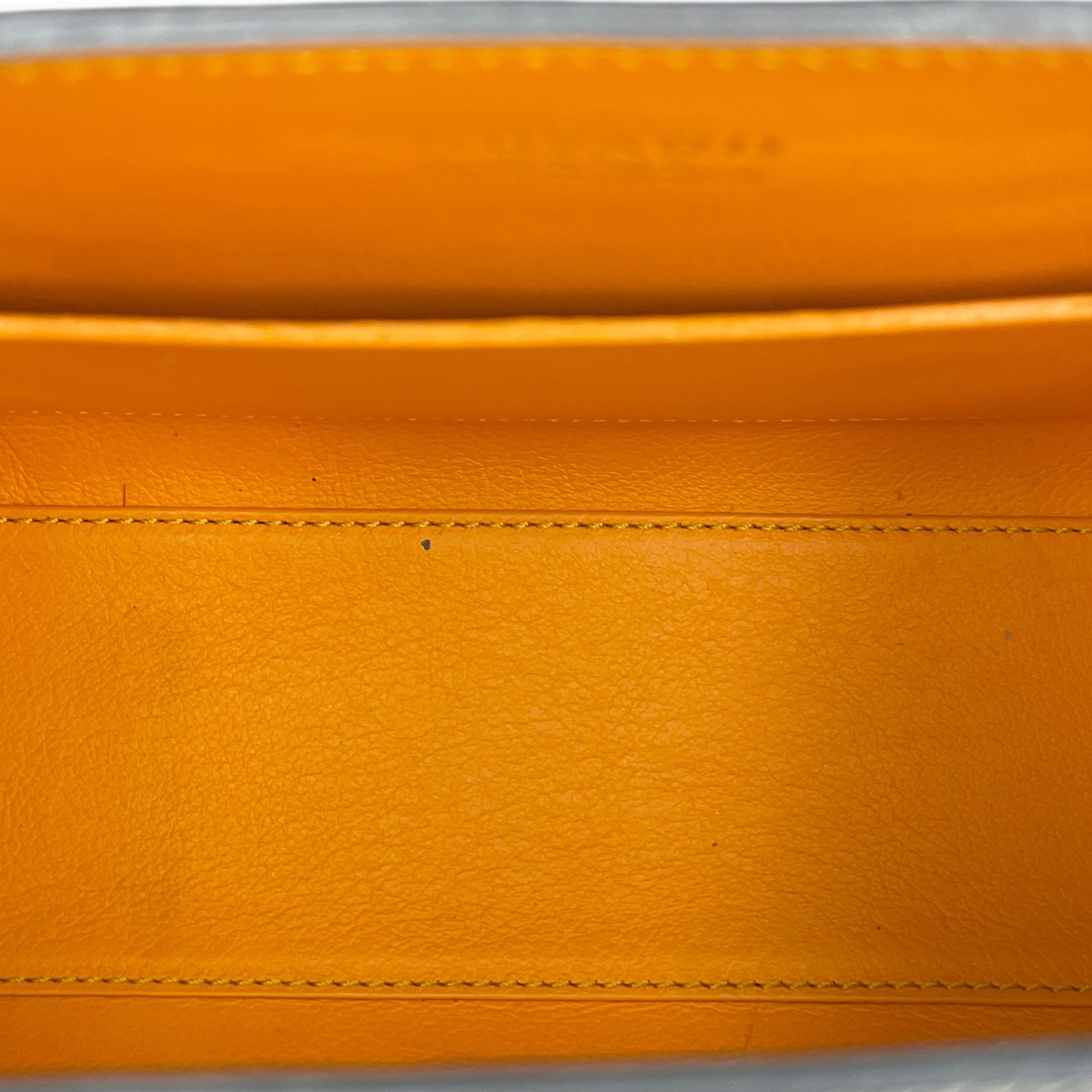 Saigon Souple Mini Grey Crossbody Bag in Calfskin, Silver hardware