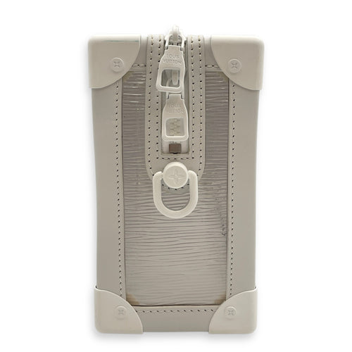 LV Soft Trunk Epi Plage White Crossbody Bag in Epi Leather, Coated steel hardware