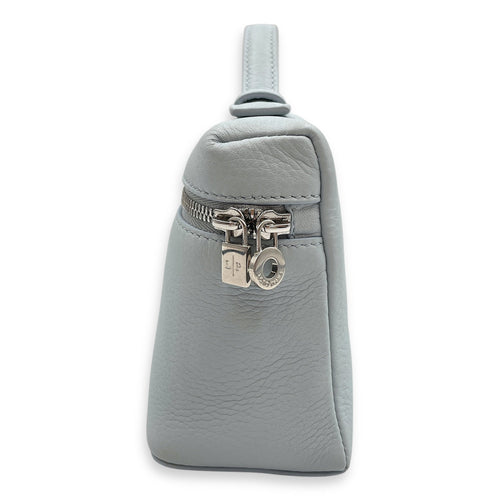 Extra Pocket  19 Baby Blue  Crossbody Bag in Calfskin Silver hardware CL2507-14322 4